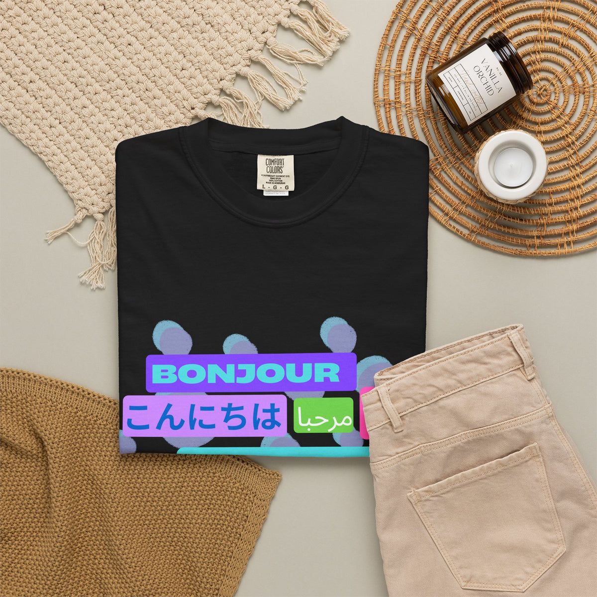 Hello Around the World Unisex T-Shirt – Multilingual & Global Design
