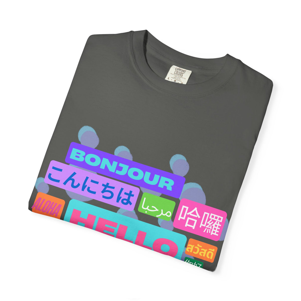 Hello Around the World Unisex T-Shirt – Multilingual & Global Design