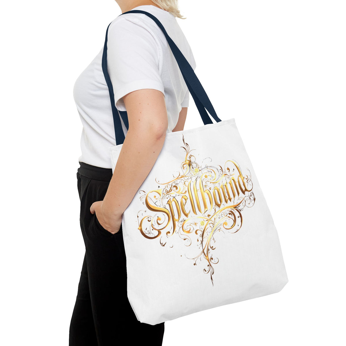 Spellbound Tote Bag – Fantasy Gold Lettering, Magical & Reusable