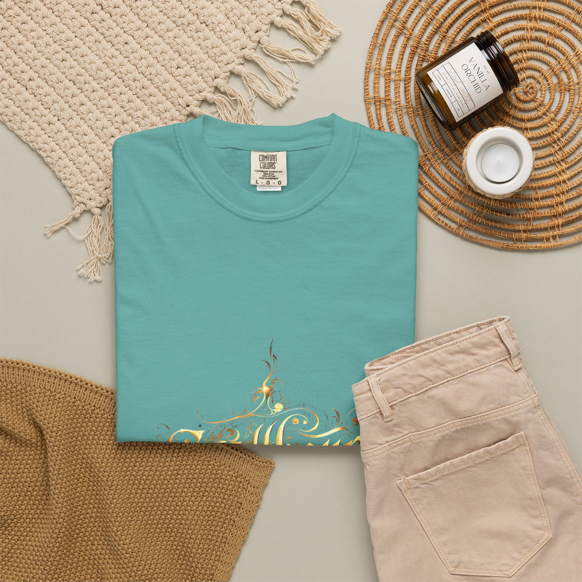 Spellbound Unisex T-Shirt – Fantasy Gold Lettering
