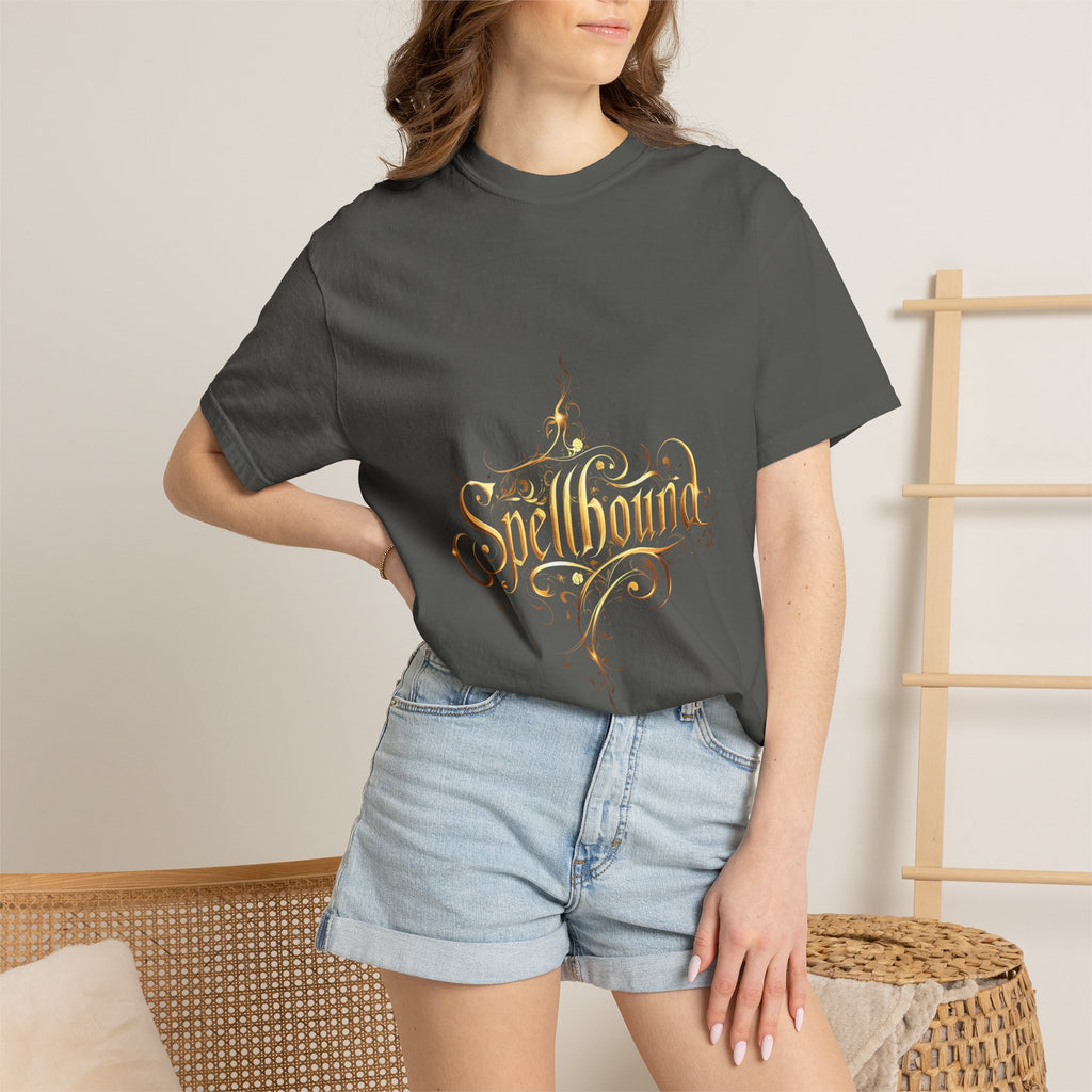 Spellbound Unisex T-Shirt – Fantasy Gold Lettering