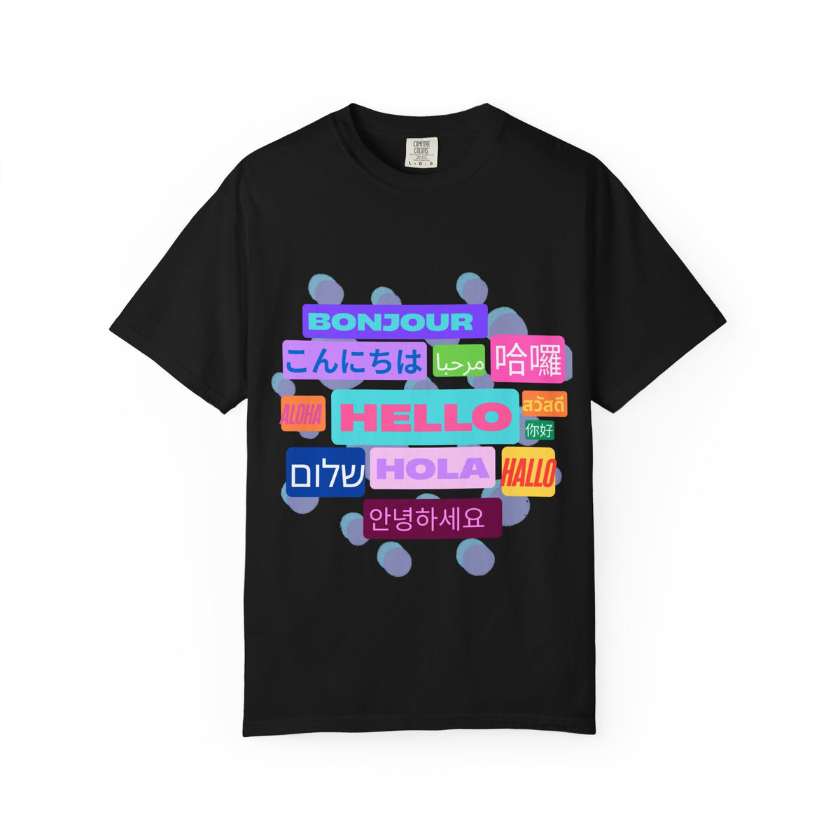 Hello Around the World Unisex T-Shirt – Multilingual & Global Design