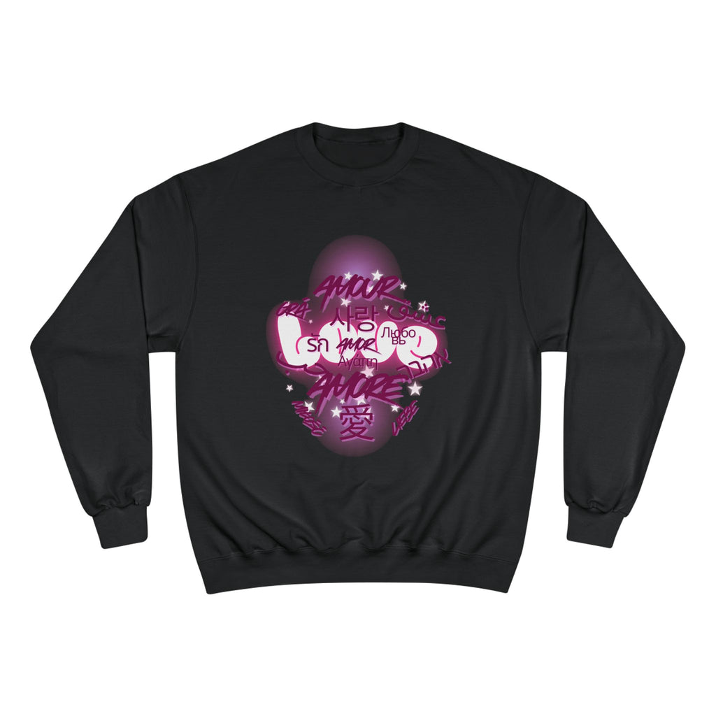 Amour – Love in Different Languages Crewneck Sweatshirt