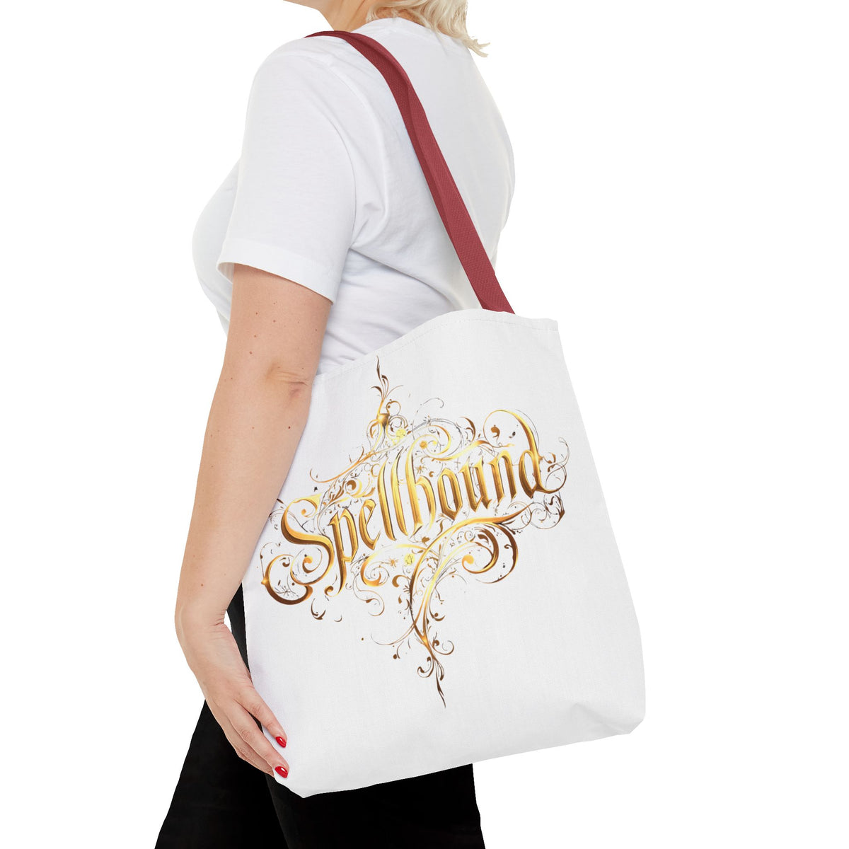 Spellbound Tote Bag – Fantasy Gold Lettering, Magical & Reusable
