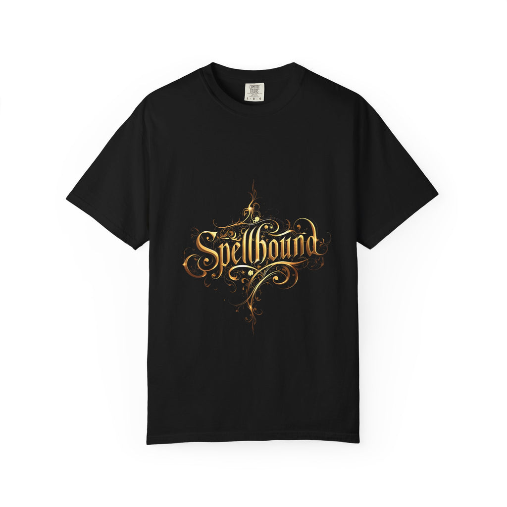 Spellbound Unisex T-Shirt – Fantasy Gold Lettering