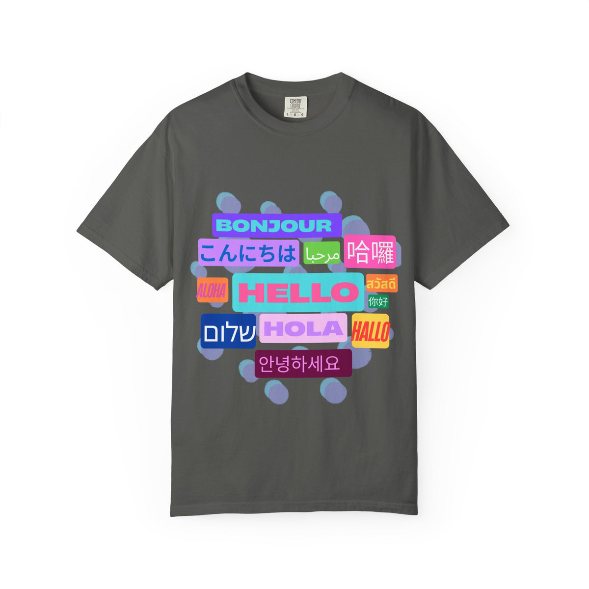Hello Around the World Unisex T-Shirt – Multilingual & Global Design