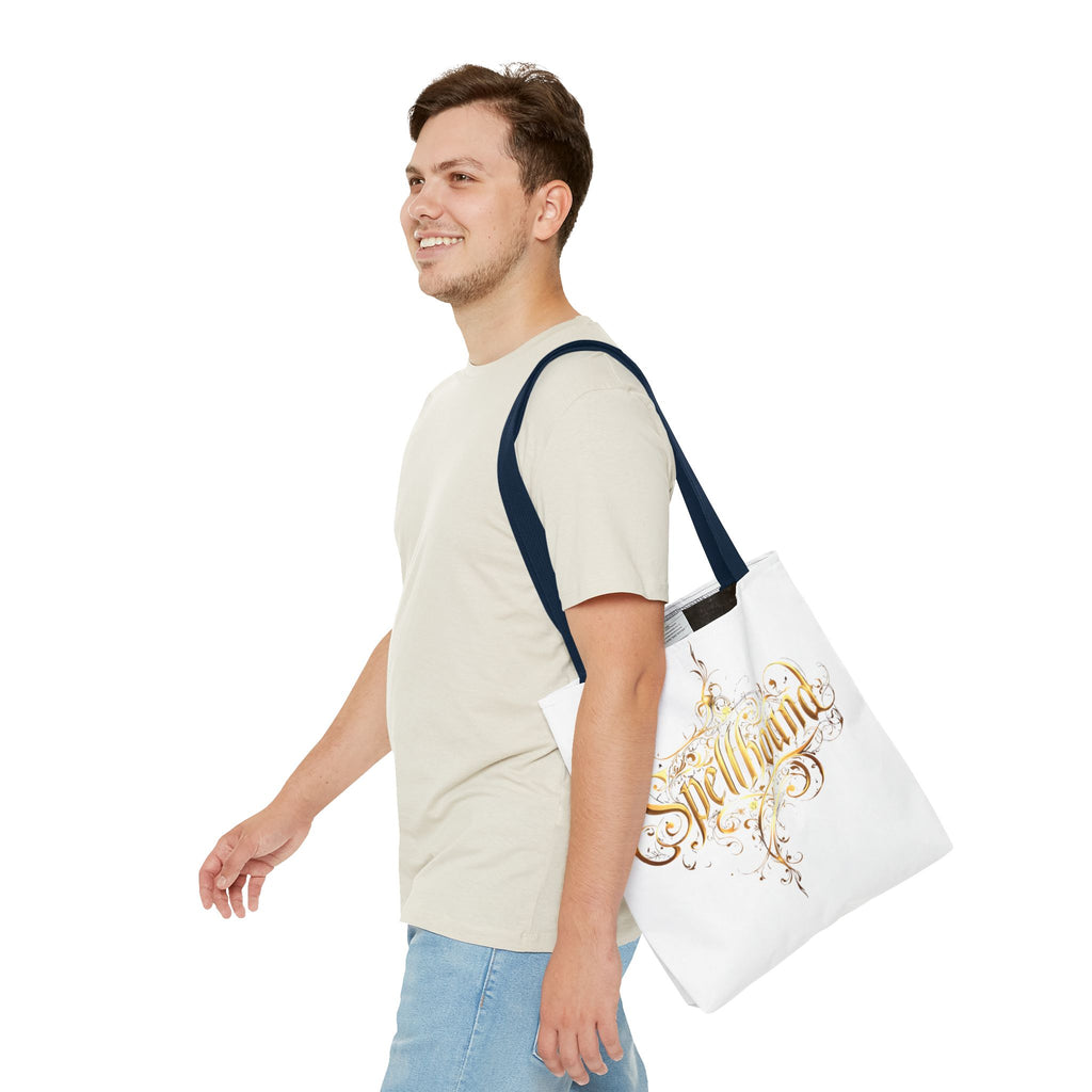 Spellbound Tote Bag – Fantasy Gold Lettering, Magical & Reusable