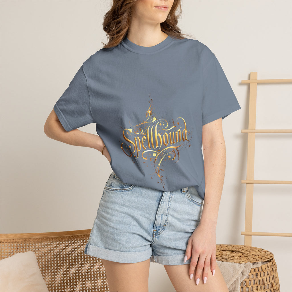 Spellbound Unisex T-Shirt – Fantasy Gold Lettering