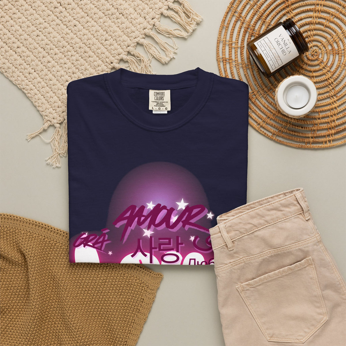 Amour – Love in Different Languages T-Shirt