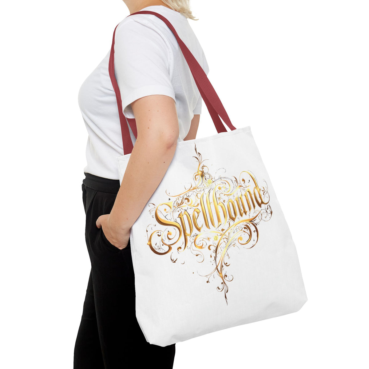 Spellbound Tote Bag – Fantasy Gold Lettering, Magical & Reusable