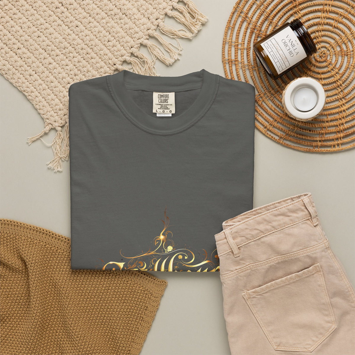 Spellbound Unisex T-Shirt – Fantasy Gold Lettering