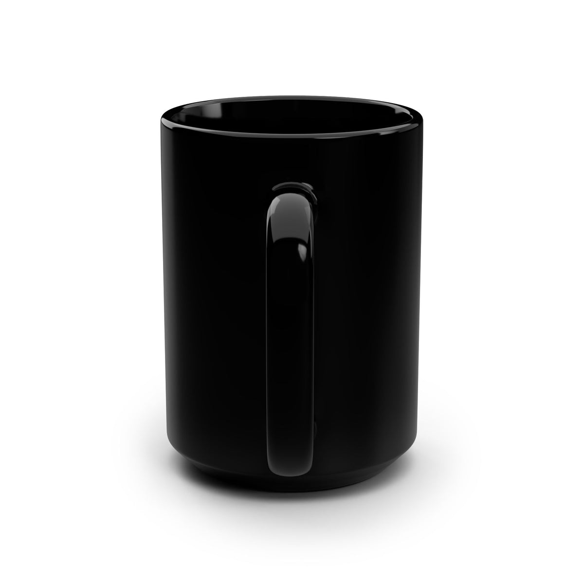 Spellbound Black Glossy Mug – Fantasy Gold Lettering