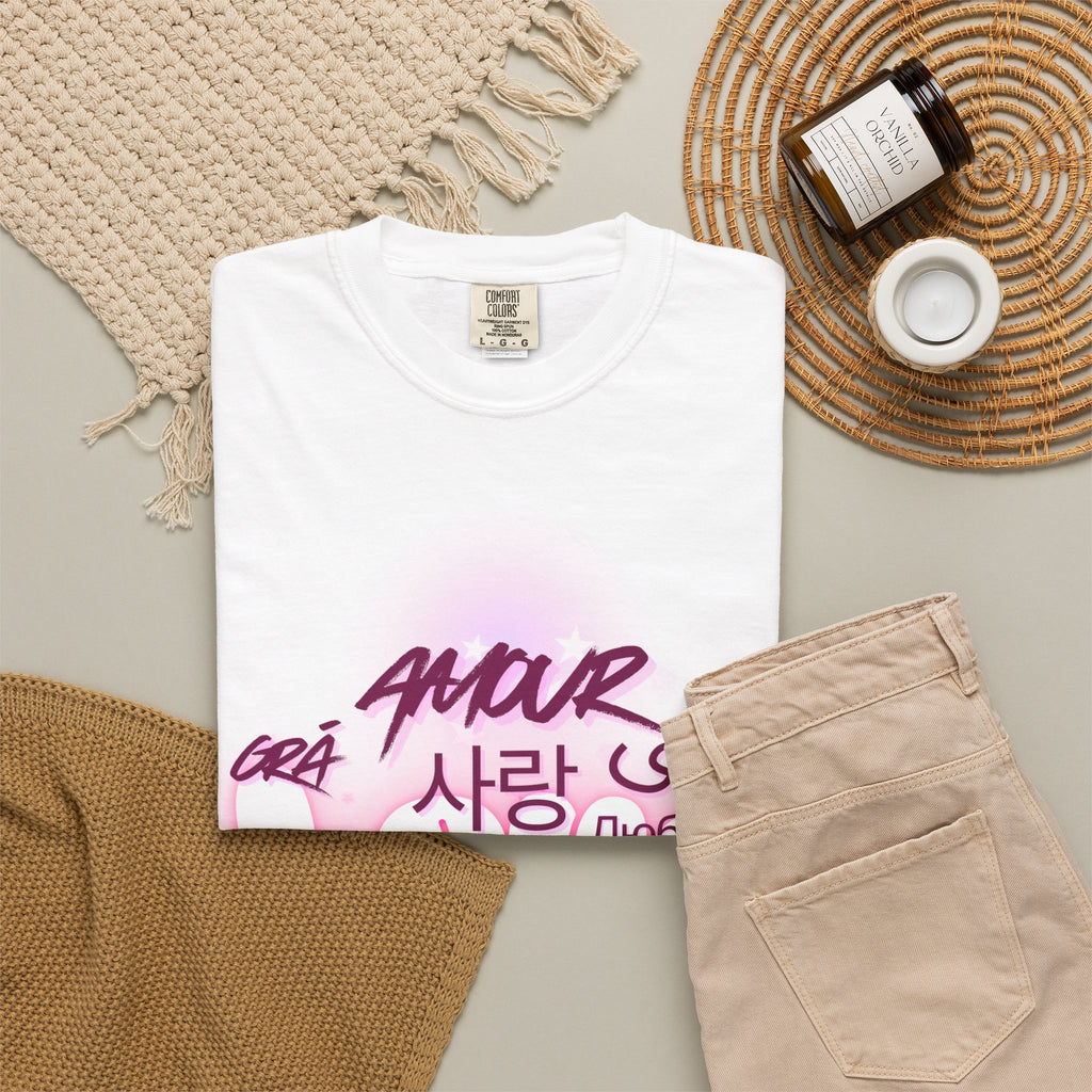 Amour – Love in Different Languages T-Shirt