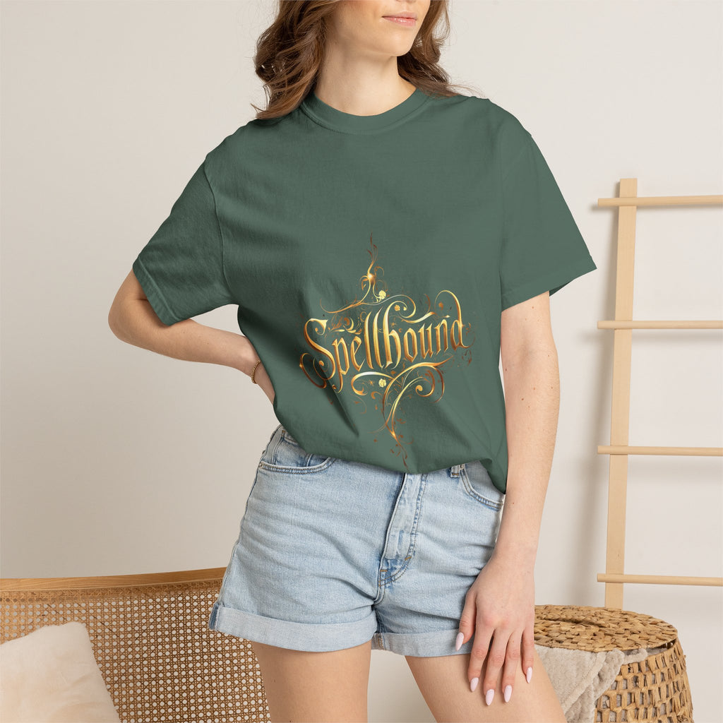 Spellbound Unisex T-Shirt – Fantasy Gold Lettering