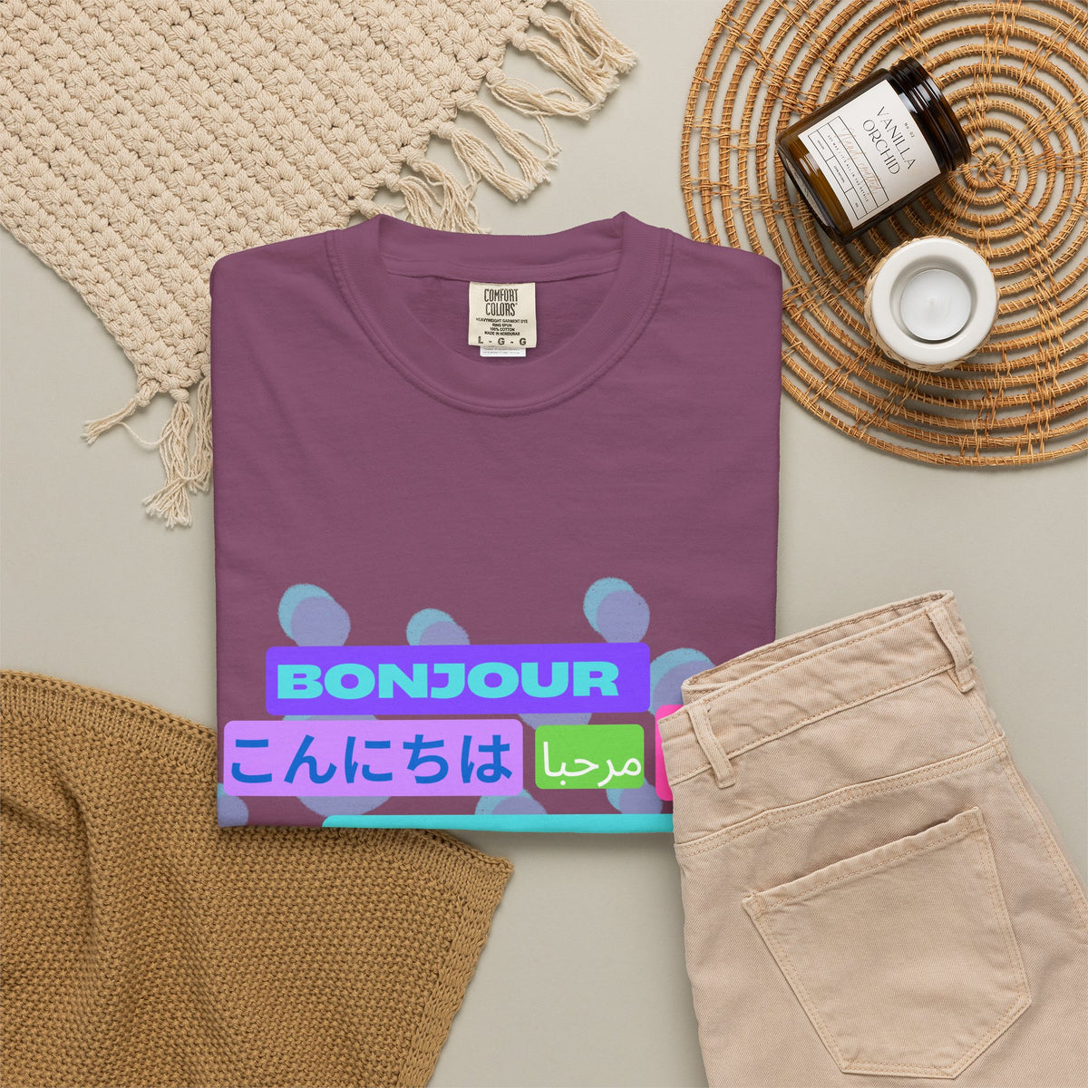 Hello Around the World Unisex T-Shirt – Multilingual & Global Design