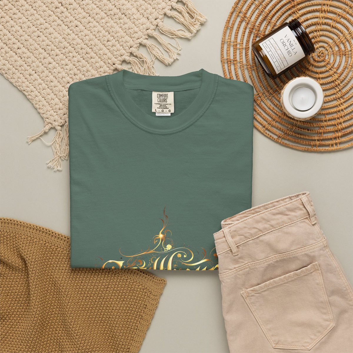 Spellbound Unisex T-Shirt – Fantasy Gold Lettering