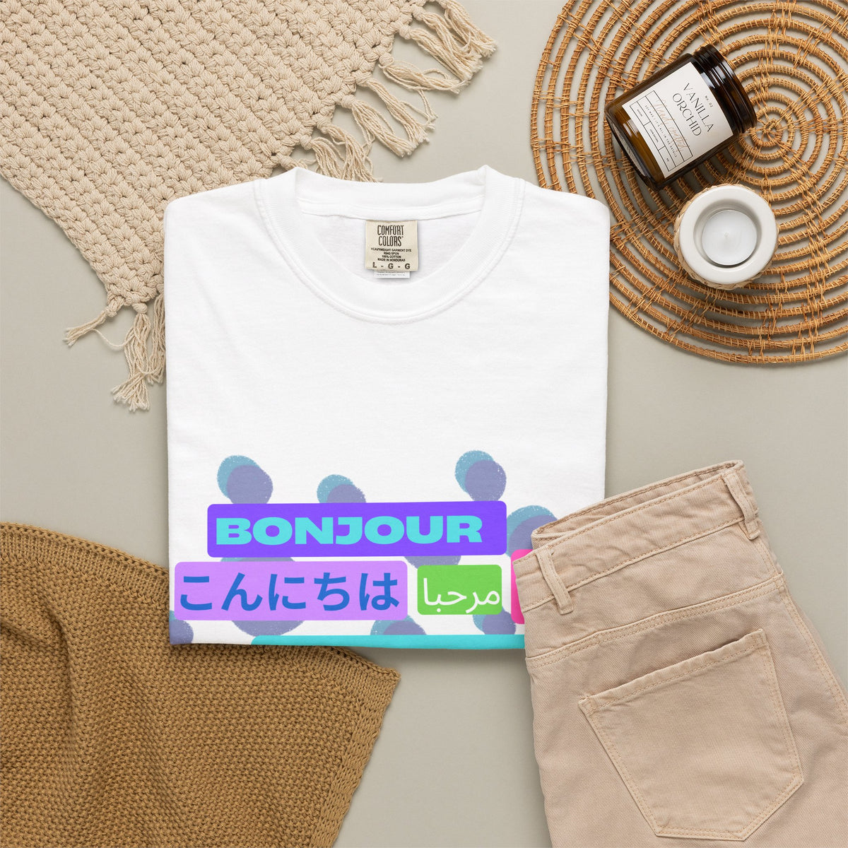 Hello Around the World Unisex T-Shirt – Multilingual & Global Design